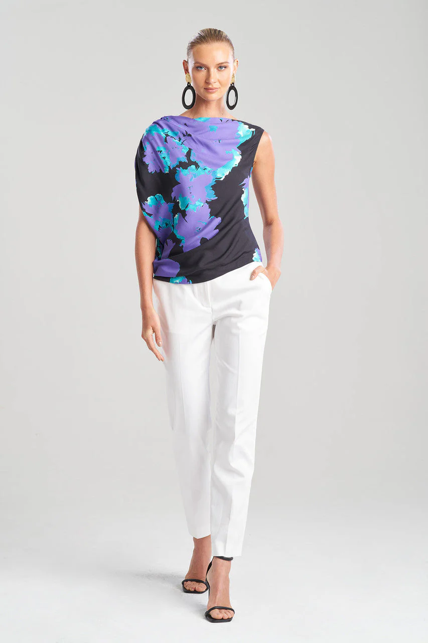 Taichou Cotton Silk Sleeveless Drape Top - Image 4