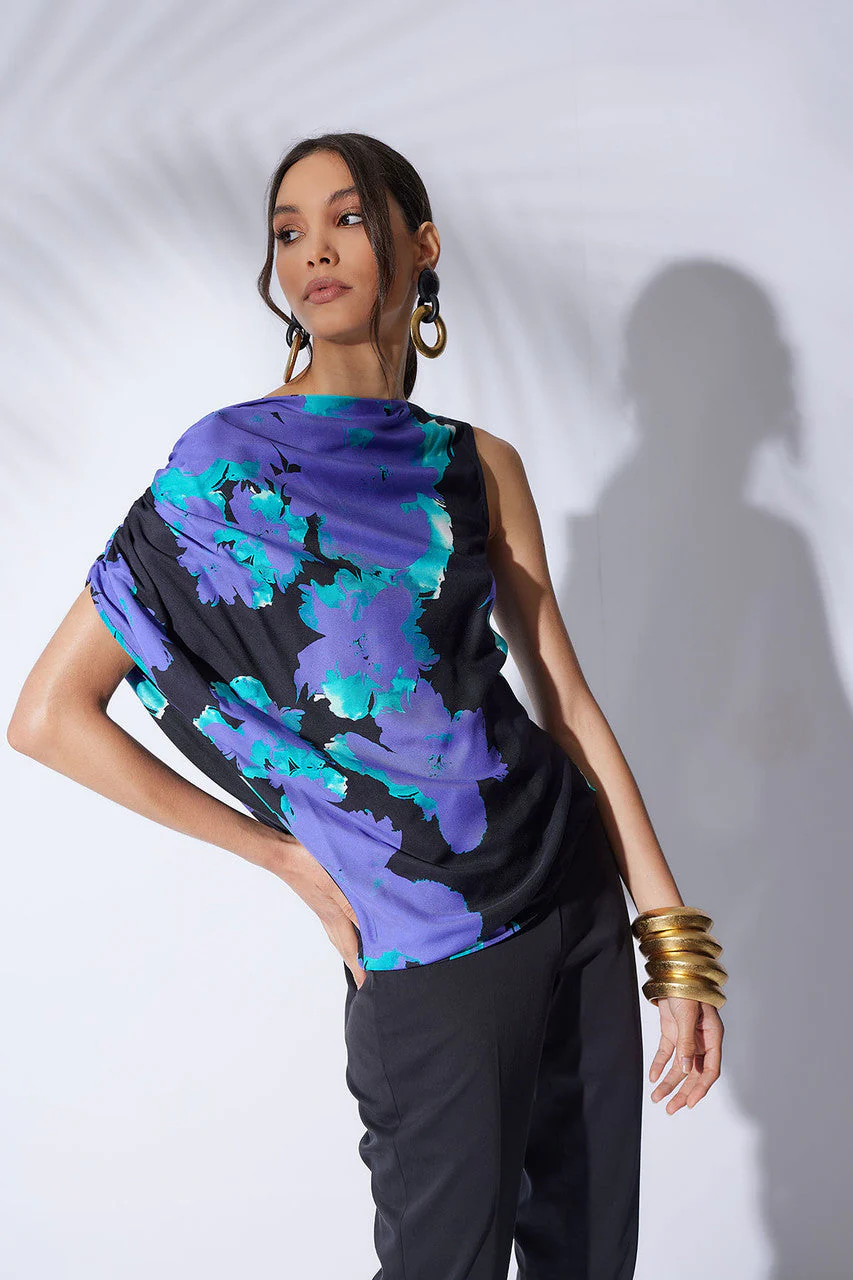 Taichou Cotton Silk Sleeveless Drape Top - Image 5