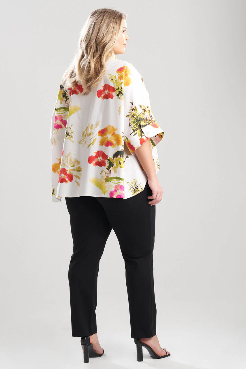 Takeda- Cotton Poplin Caftan Shirt - Image 6