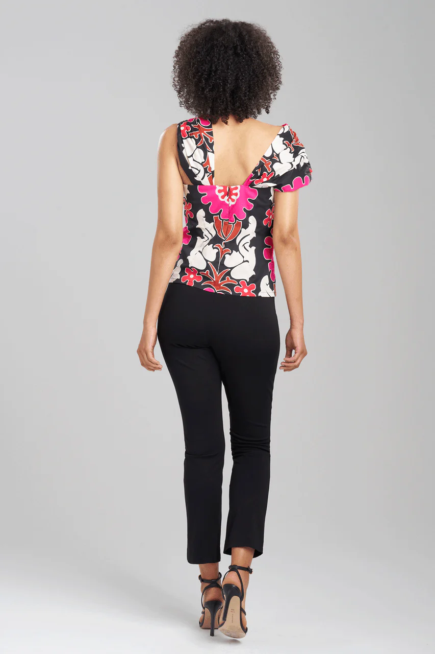 Talitha Cotton Poplin Asymmetrical Top - Image 2