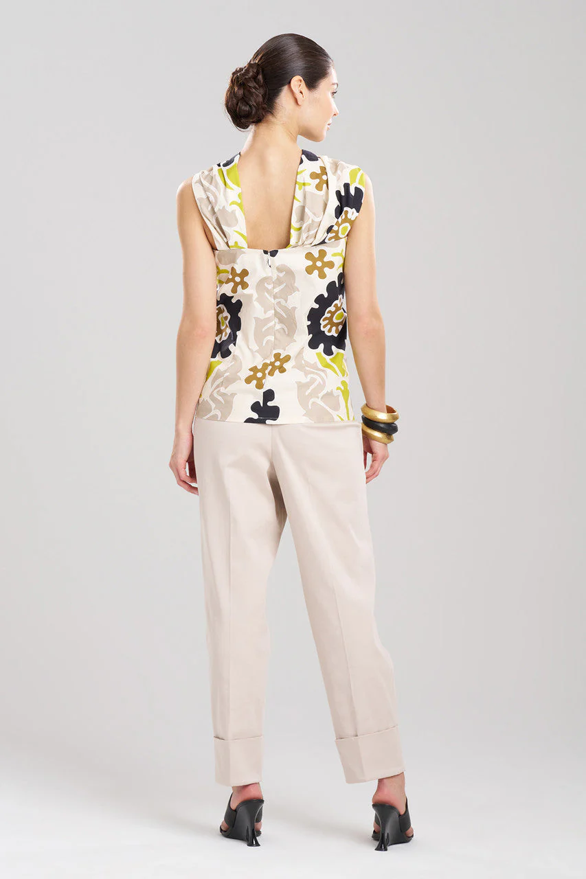 Talitha Cotton Poplin Asymmetrical Top - Image 2