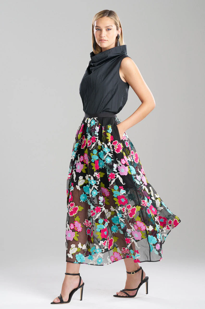 Tangier Embroidered Tulle Maxi Skirt - Image 2