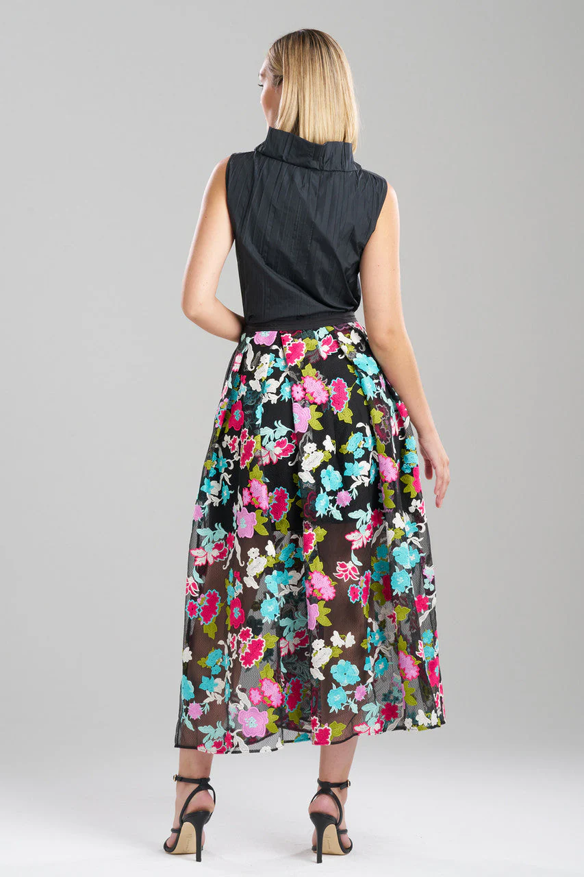 Tangier Embroidered Tulle Maxi Skirt - Image 3