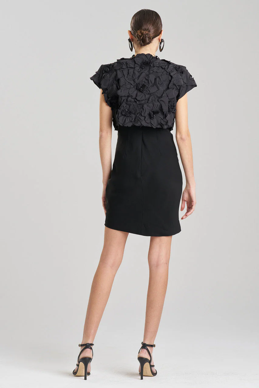 Tech Cotton Taffeta Embroidered Bolero - Image 2