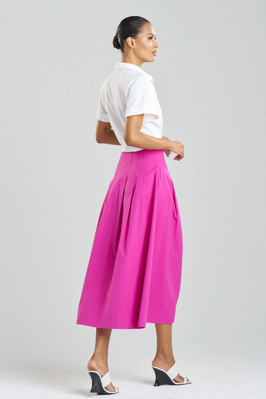 Tech Cotton Taffeta Maxi Skirt - Image 3