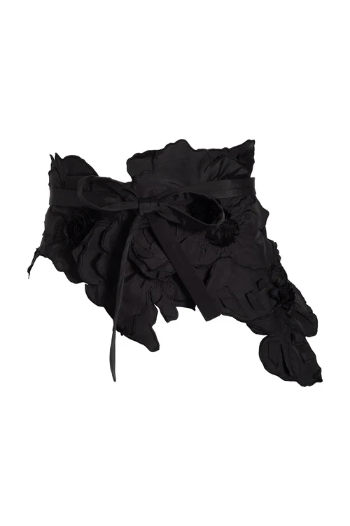 Tech Cotton Taffeta Obi Belt