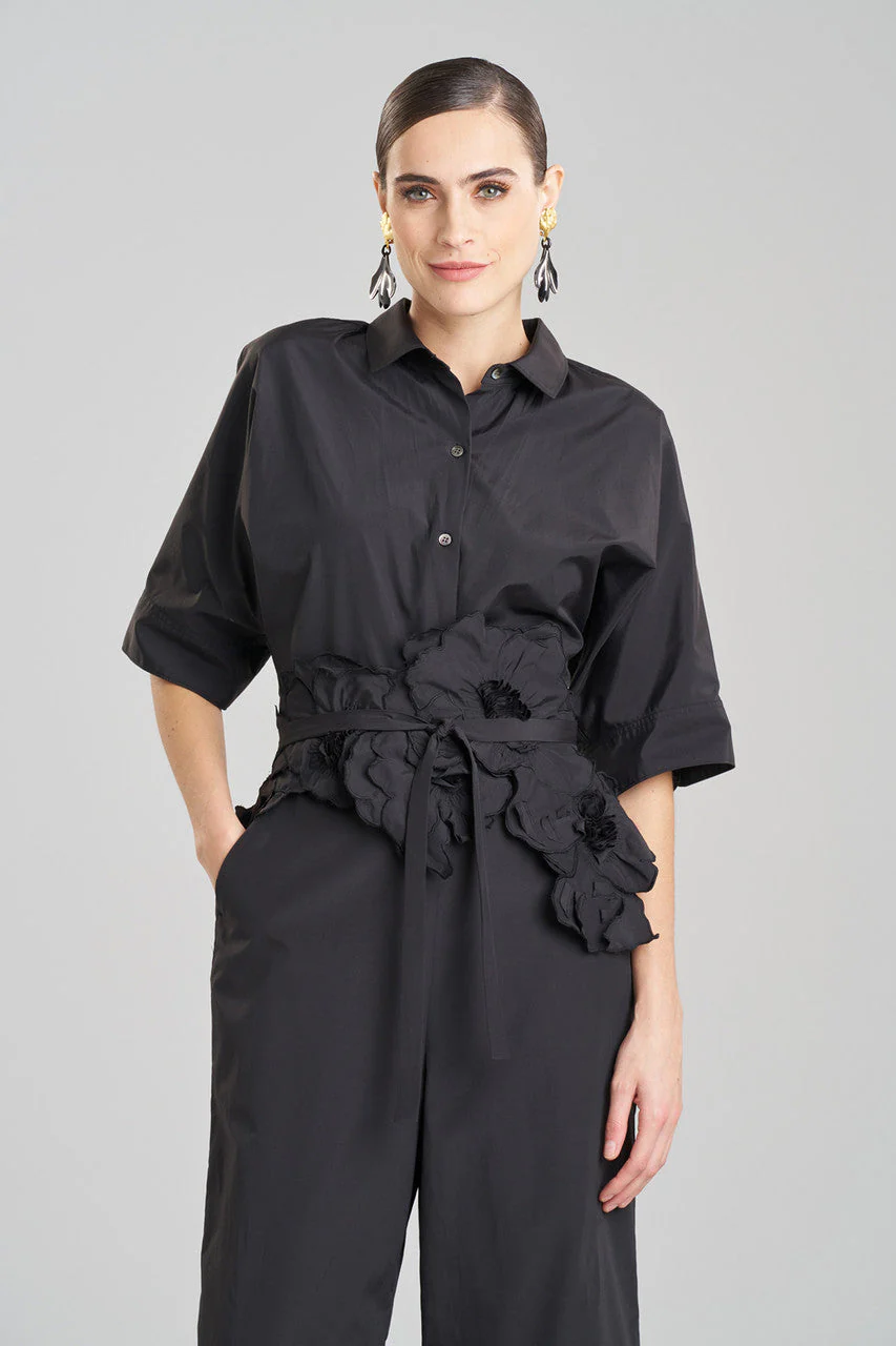 Tech Cotton Taffeta Obi Belt - Image 2