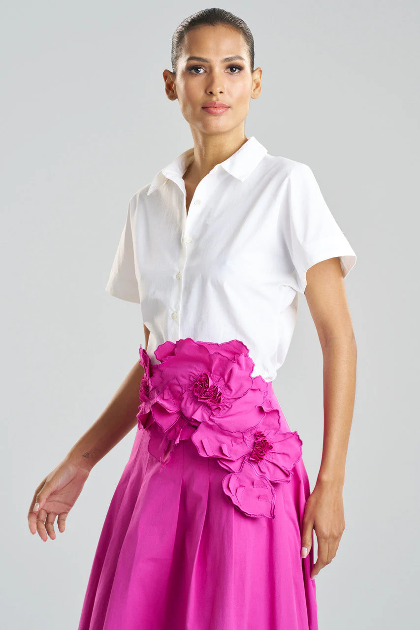 Tech Cotton Taffeta Obi Belt - Image 2