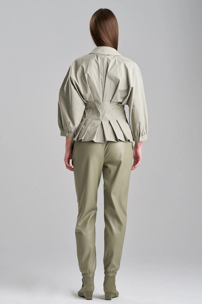 Tech Cotton Taffeta Pleated Shirt - Image 2