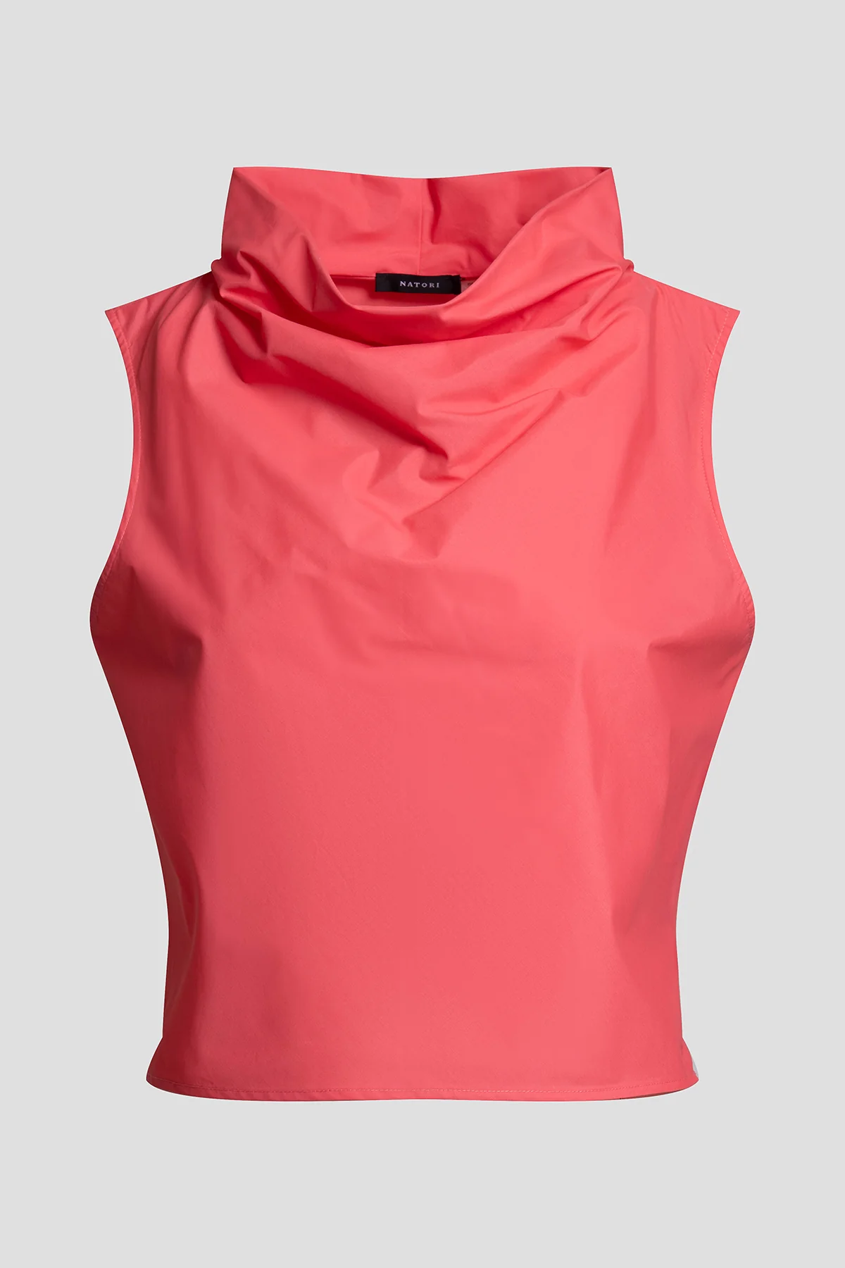 Techno Poplin Cowl Top - Image 5