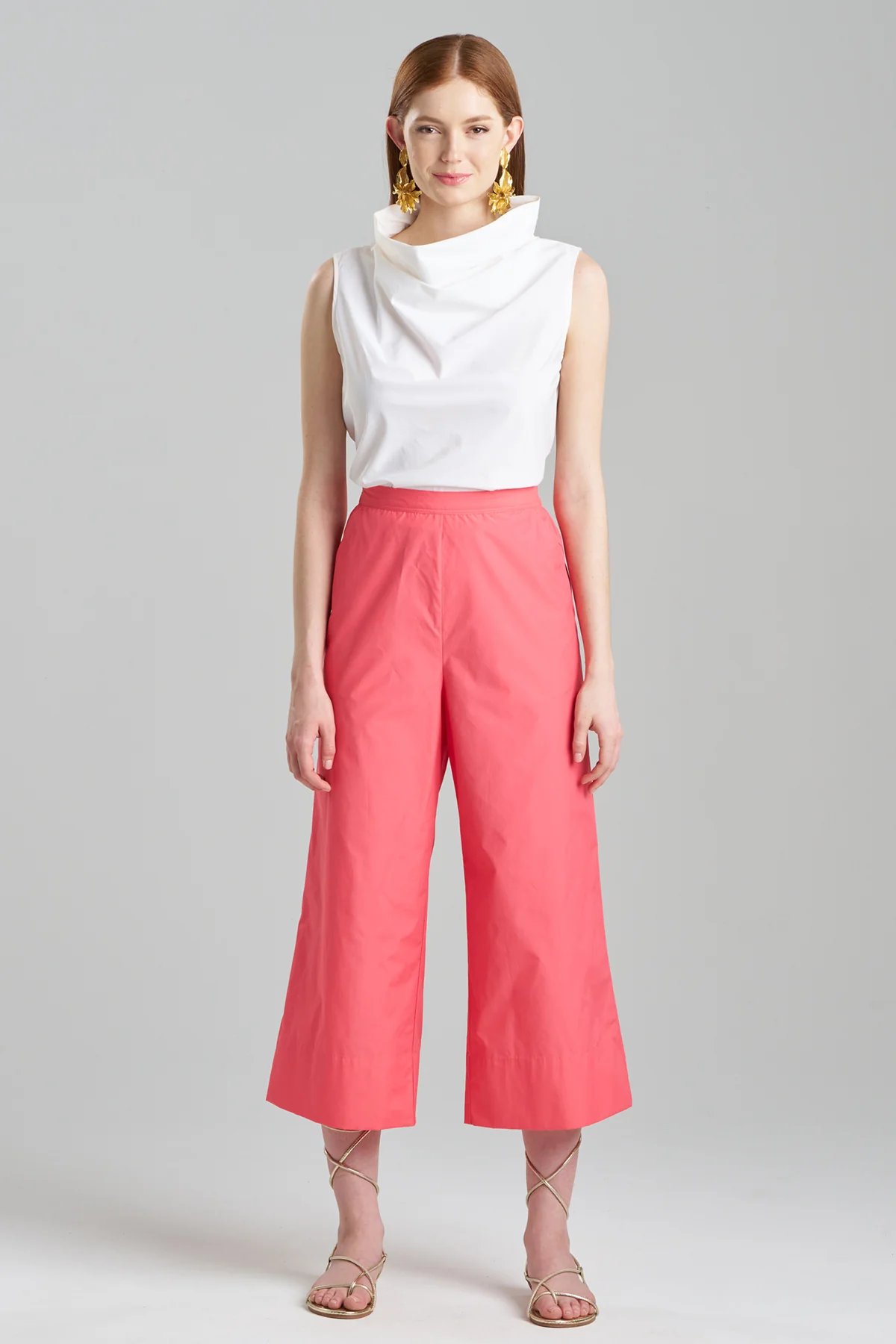 Techno Poplin Cropped Pants - Image 2