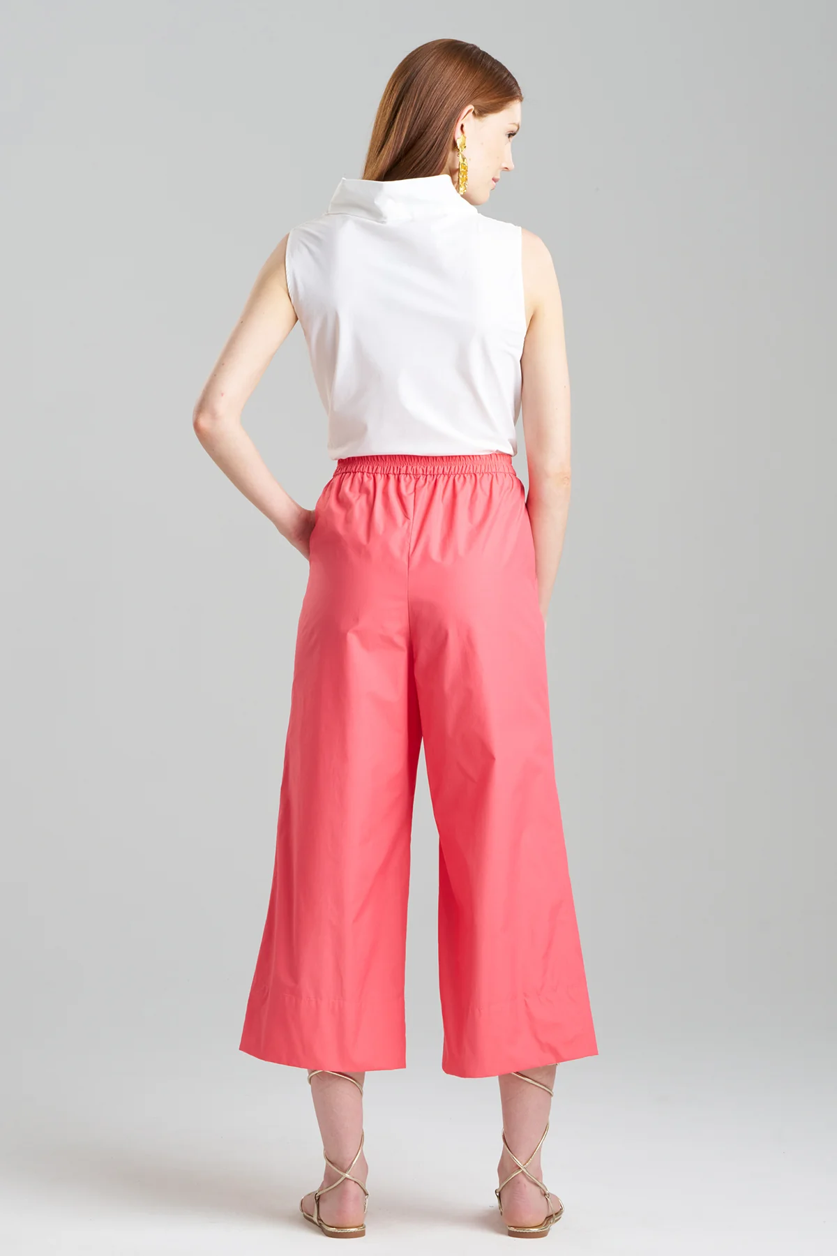 Techno Poplin Cropped Pants - Image 3