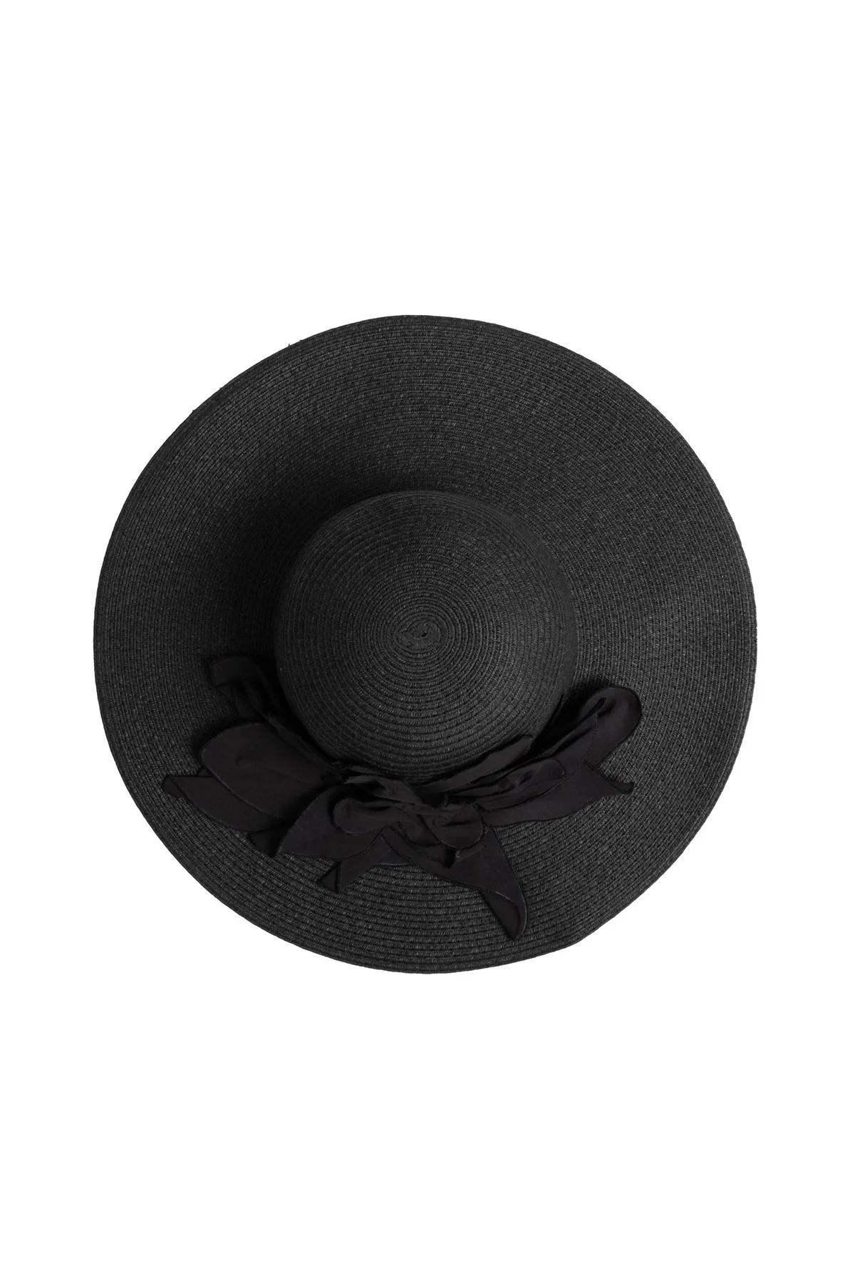 Techno Poplin Cut-Out 3D Applique Straw Hat - Image 3