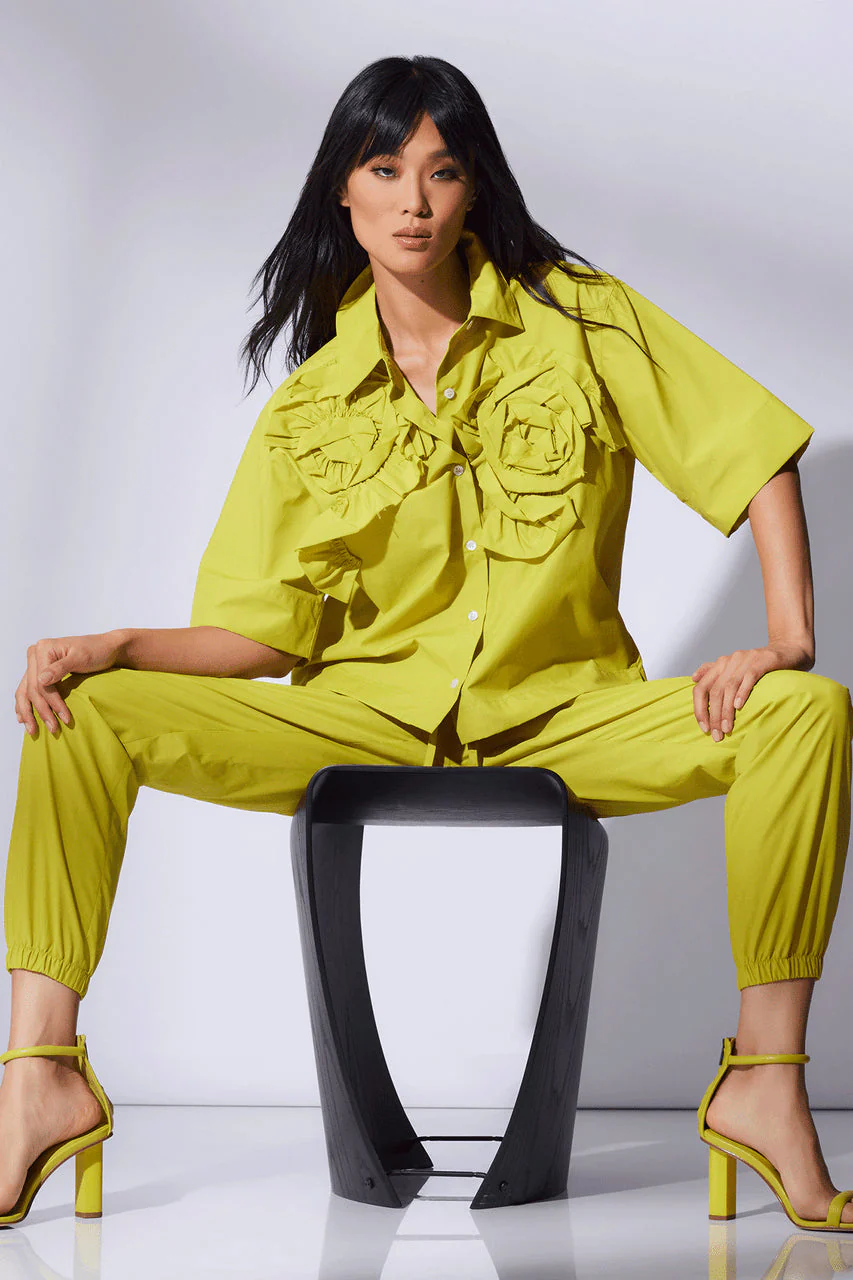 Techno Poplin Embroidered Shirt - Image 4
