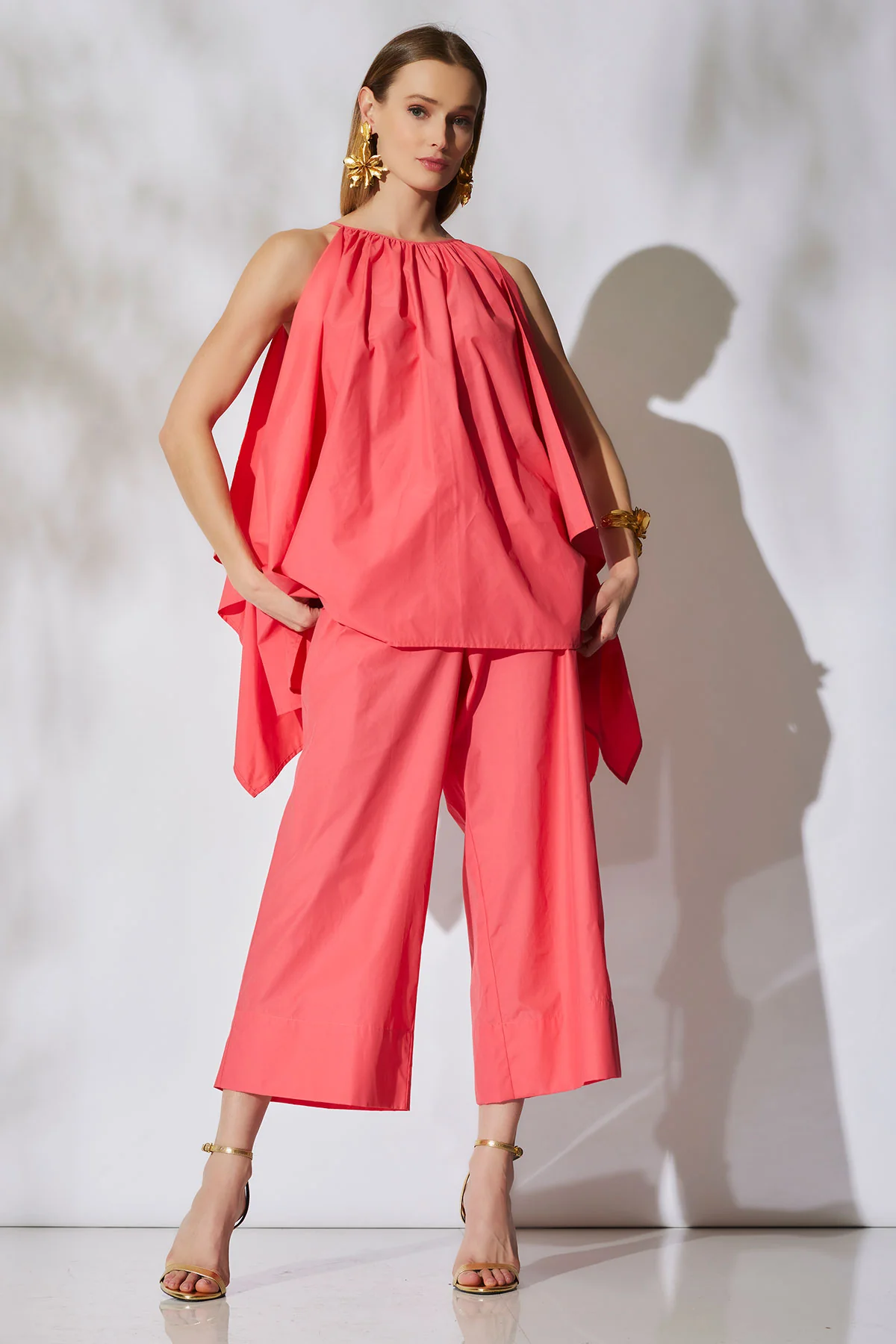 Techno Poplin Handkerchief Top - Image 4