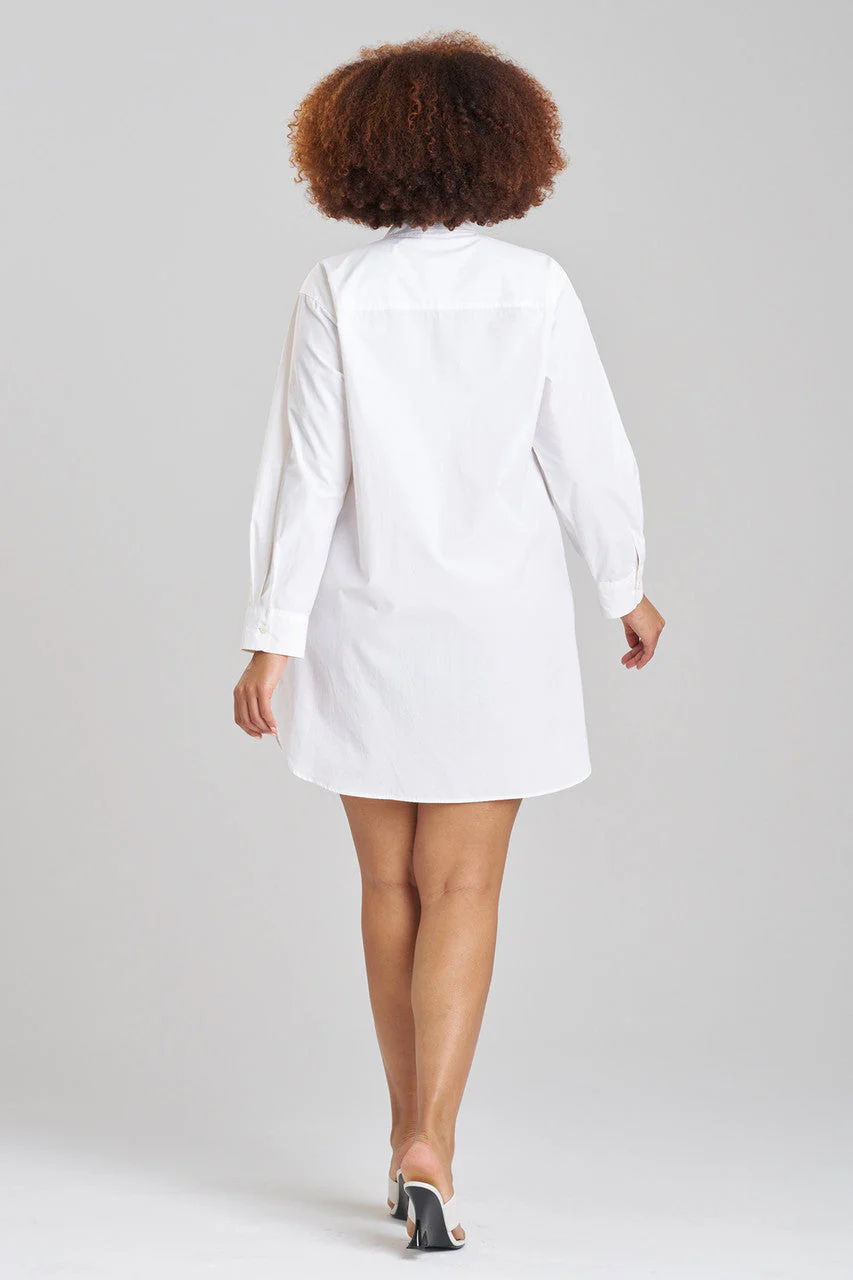 Techno Poplin Shirtdress - Image 7