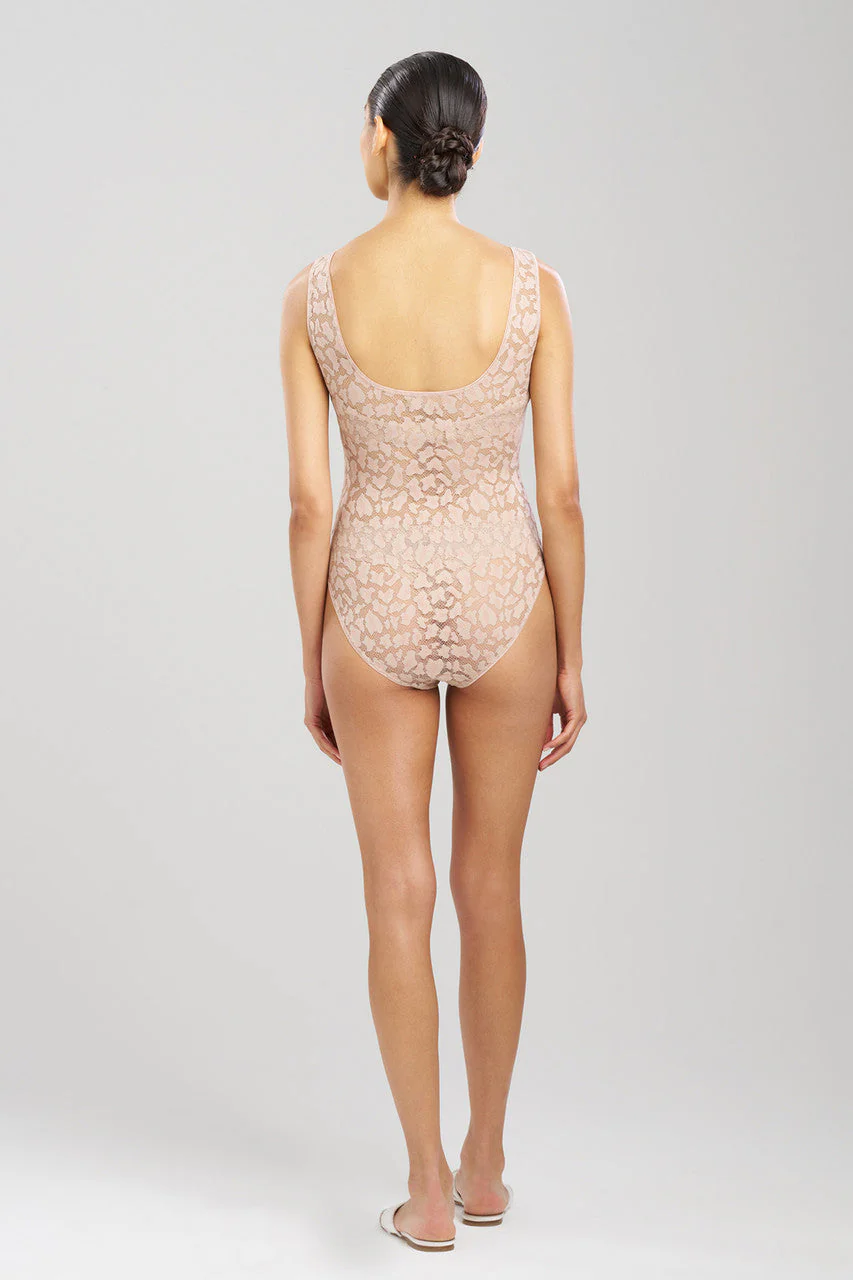 Temptation Sheer Allover Lace Bodysuit - Image 2