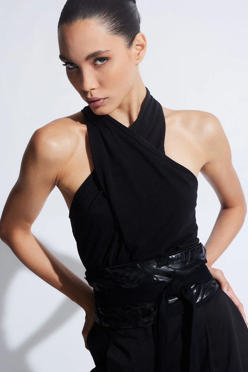 TENCEL™ Jersey Crossover Halter Tank - Image 4