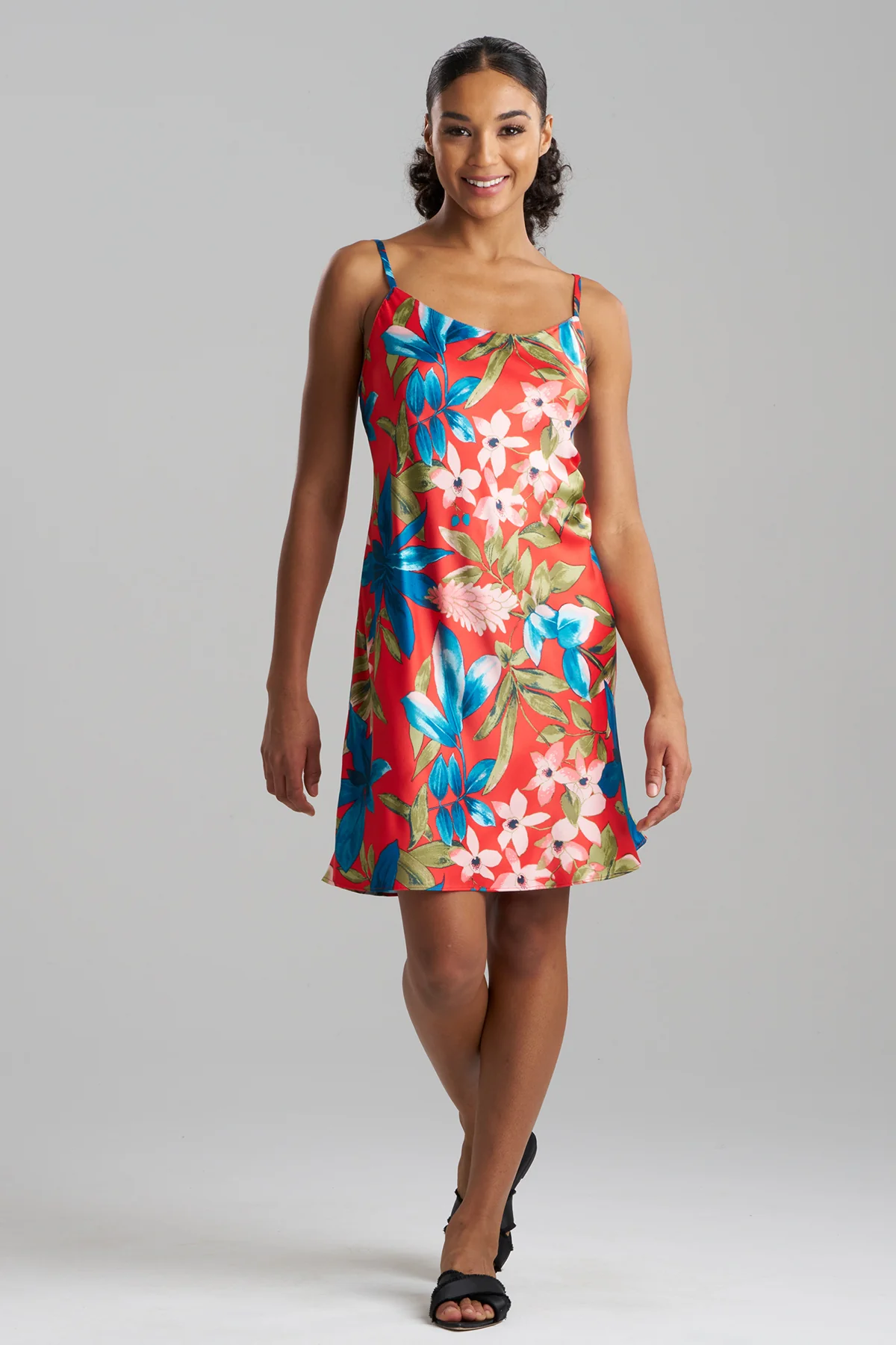 Tropical Breeze Satin Chemise