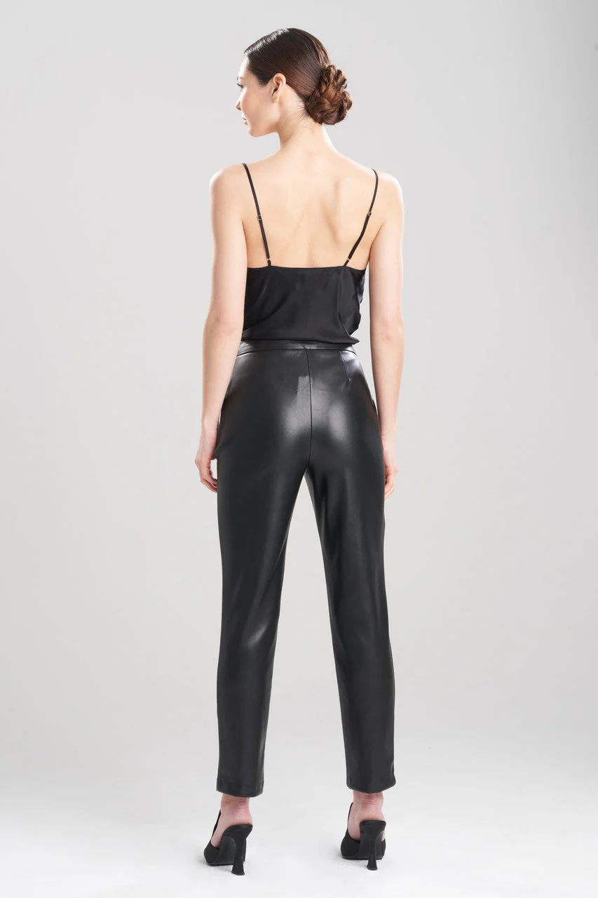 Vegan Luxe Lambskin Ankle Pants - Image 2