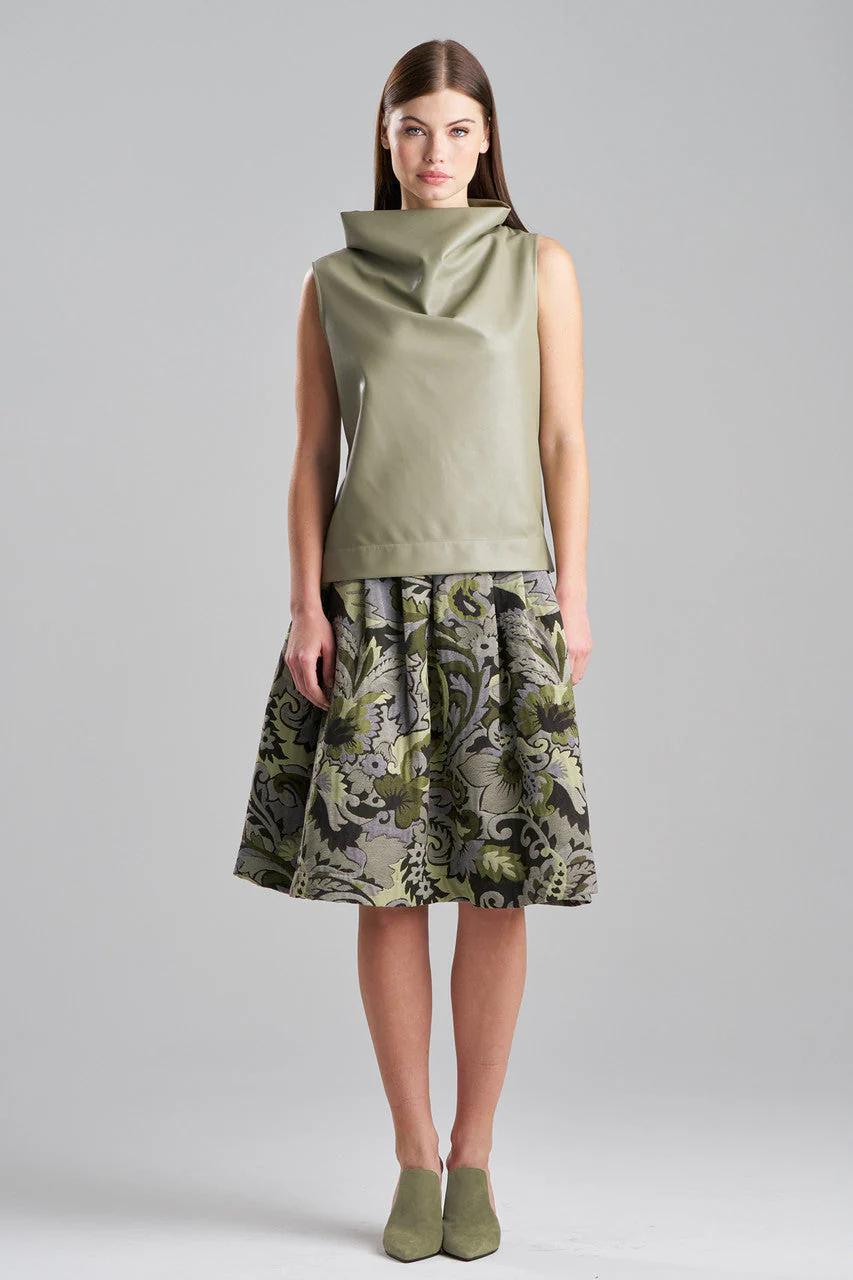 Vegan Luxe Lambskin Funnel Top - Image 2
