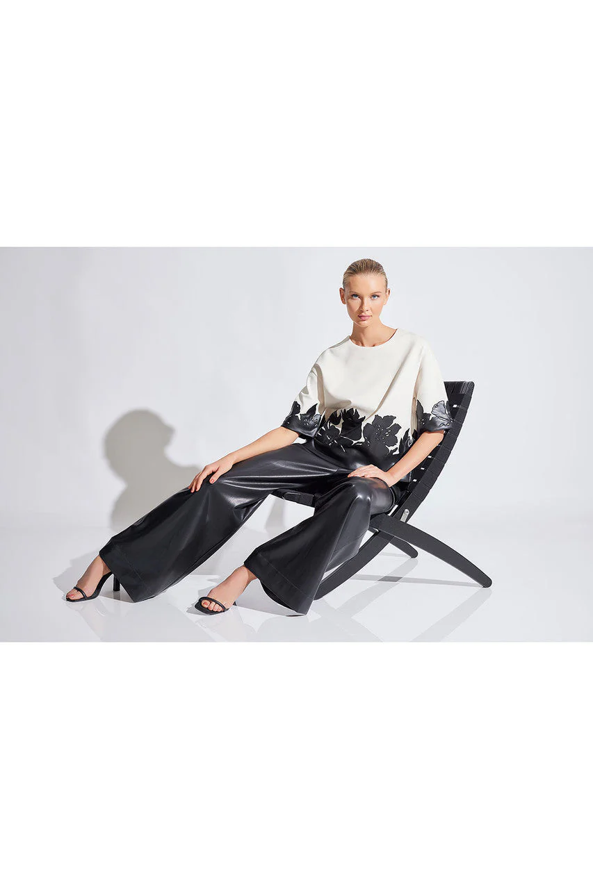 Vegan Luxe Leather Trouser Pants - Image 6