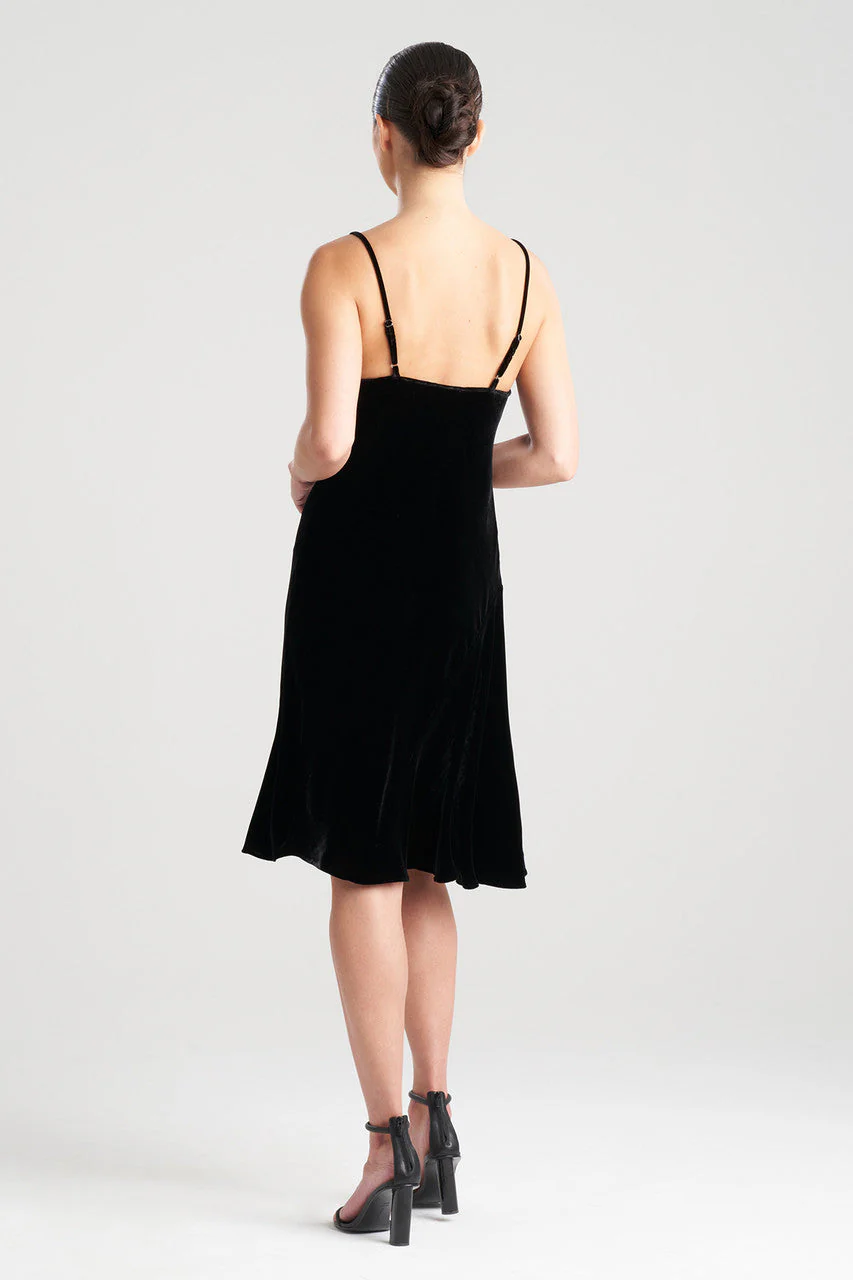 Velvet Short Cowl Gown - Image 2