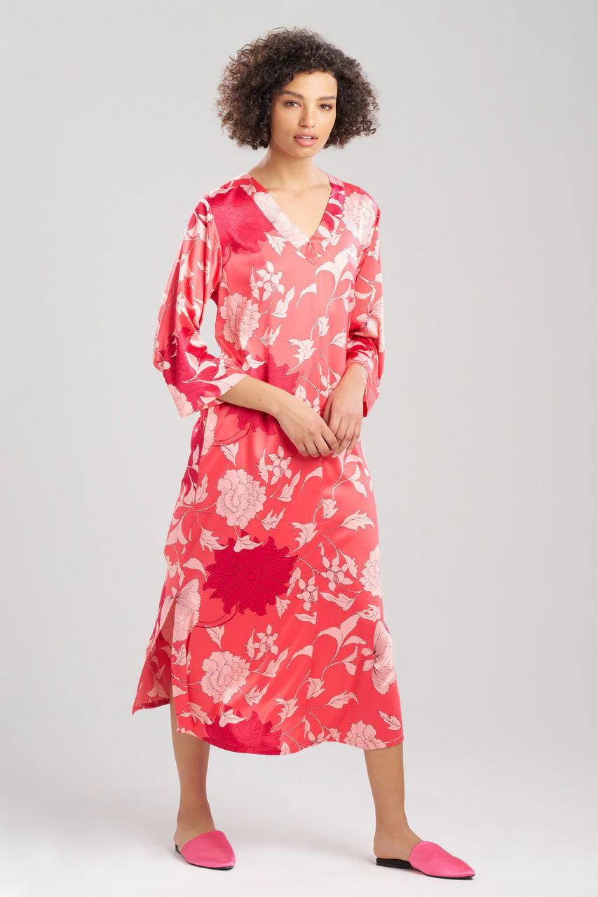 Venetian Mandarin Zip Caftan