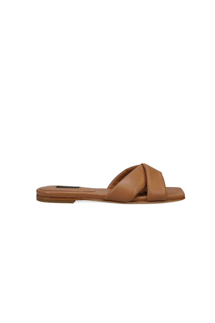 Vitta Nappa Leather Slide Sandals - Image 2