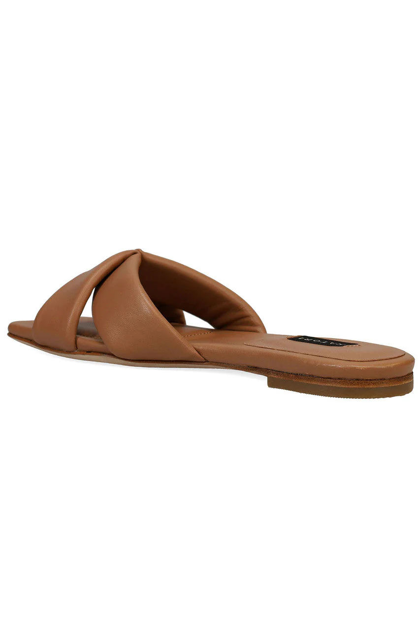 Vitta Nappa Leather Slide Sandals - Image 5