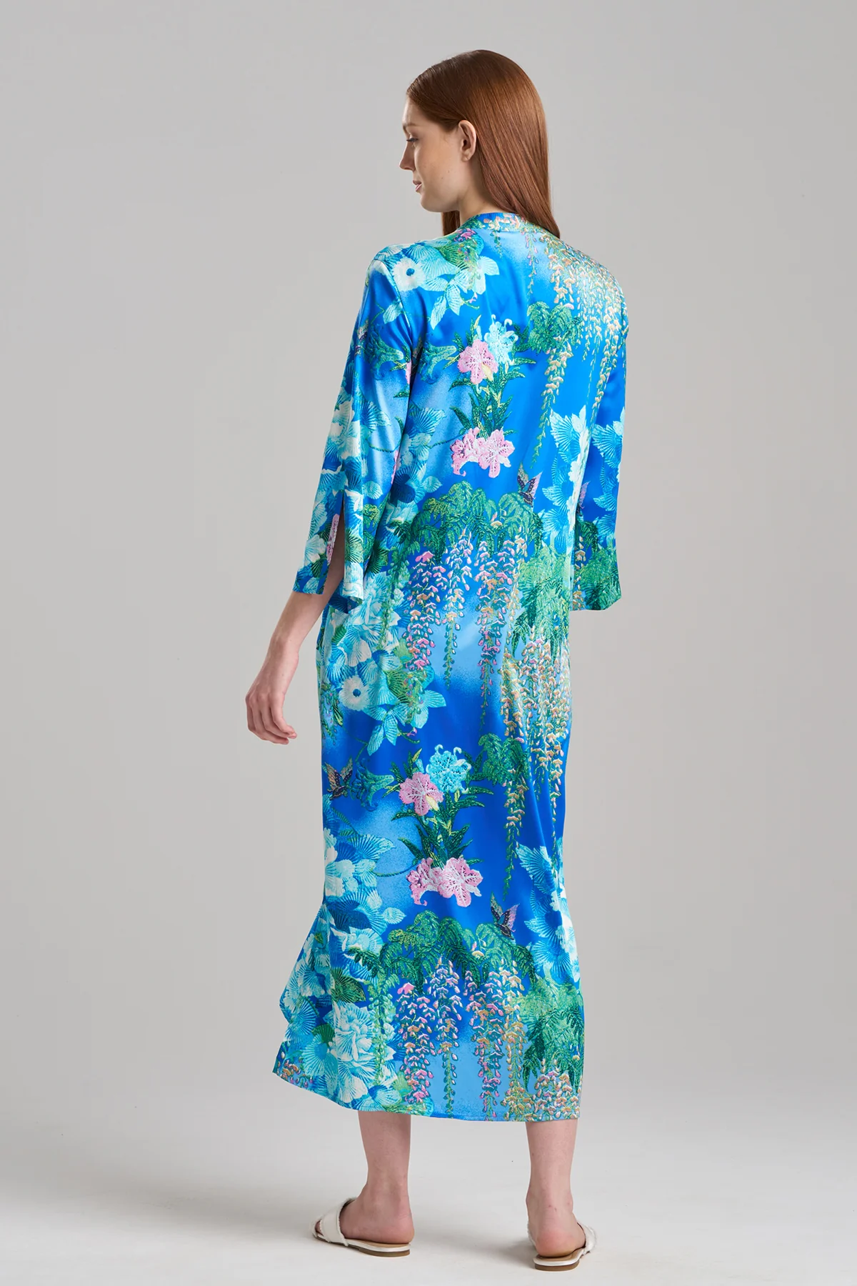 Wisteria Garden Zip Caftan - Image 2