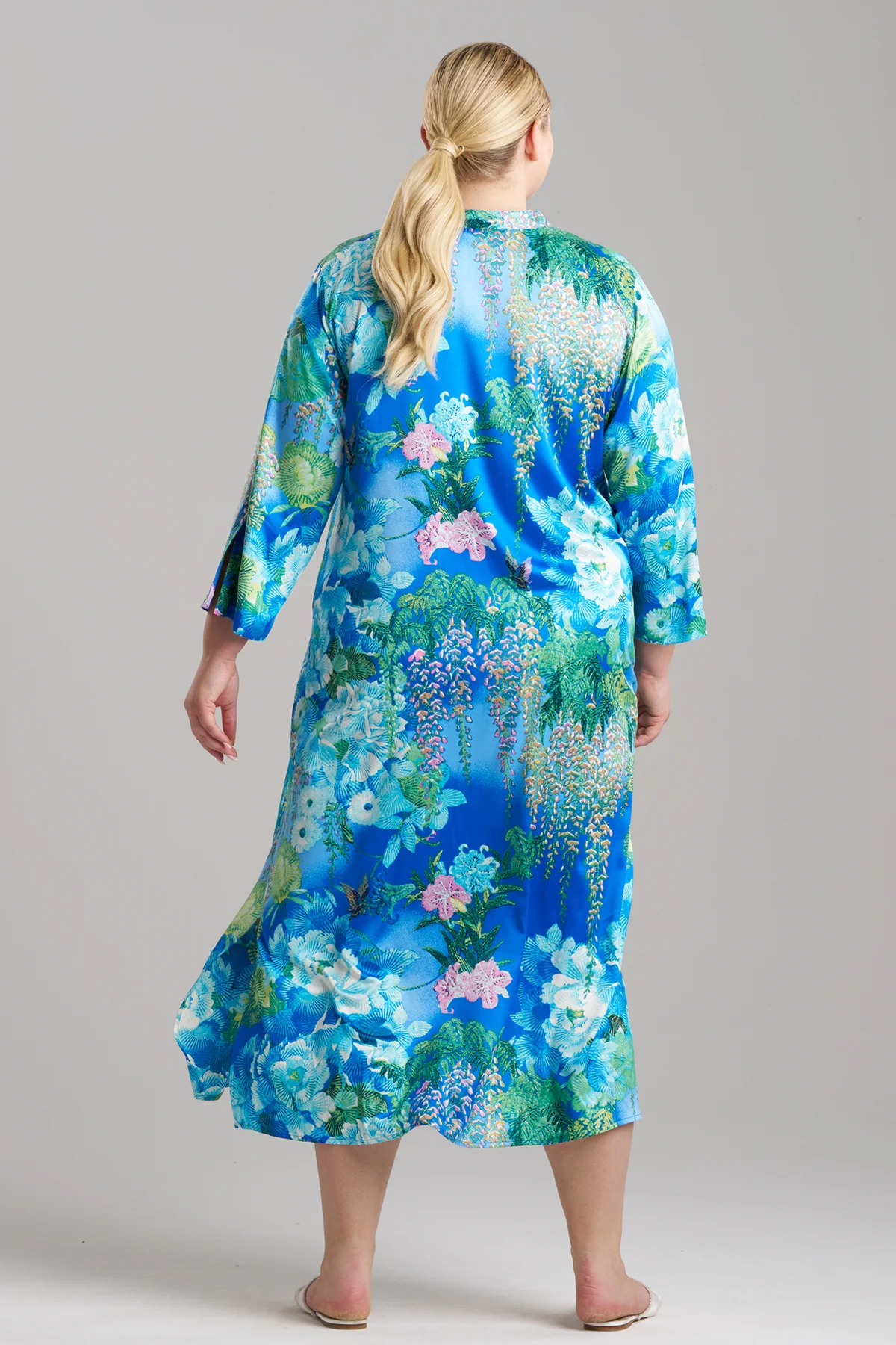 Wisteria Garden Zip Caftan - Image 4
