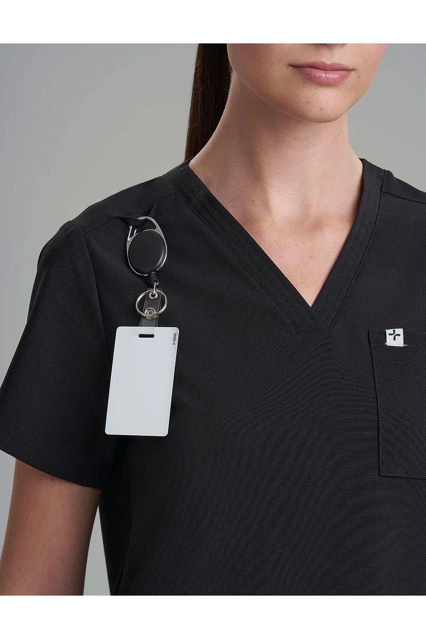 Women's 3-Pocket V-Neck Scrub Top - Image 3