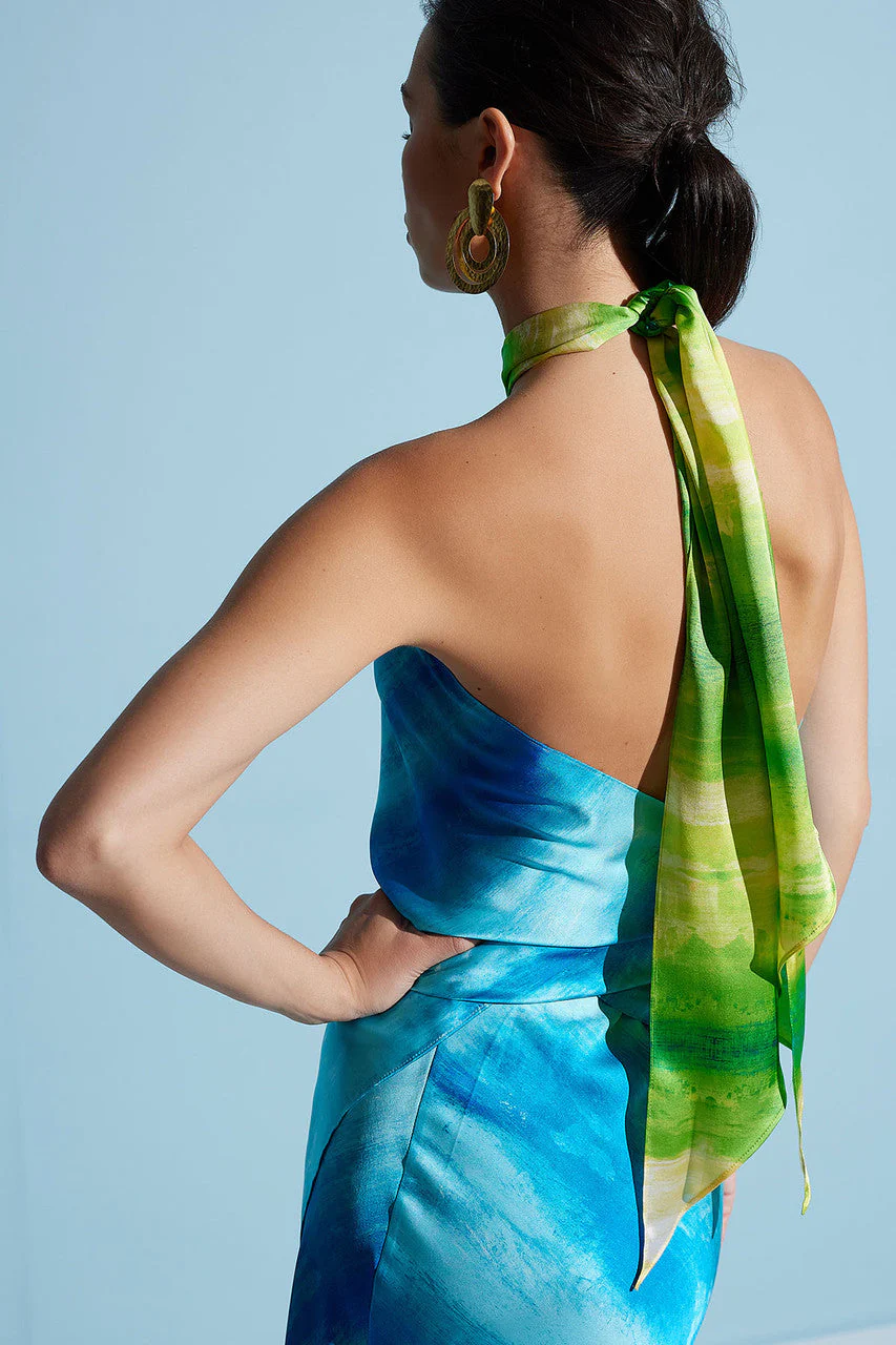 Yoriko Silk Scarf Top - Image 8