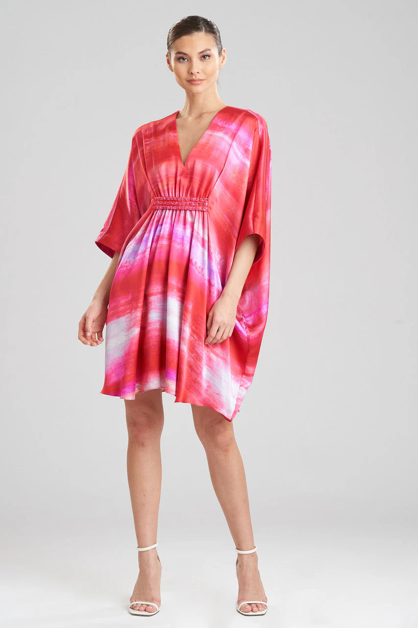 Yoriko Silk Short Caftan - Image 3