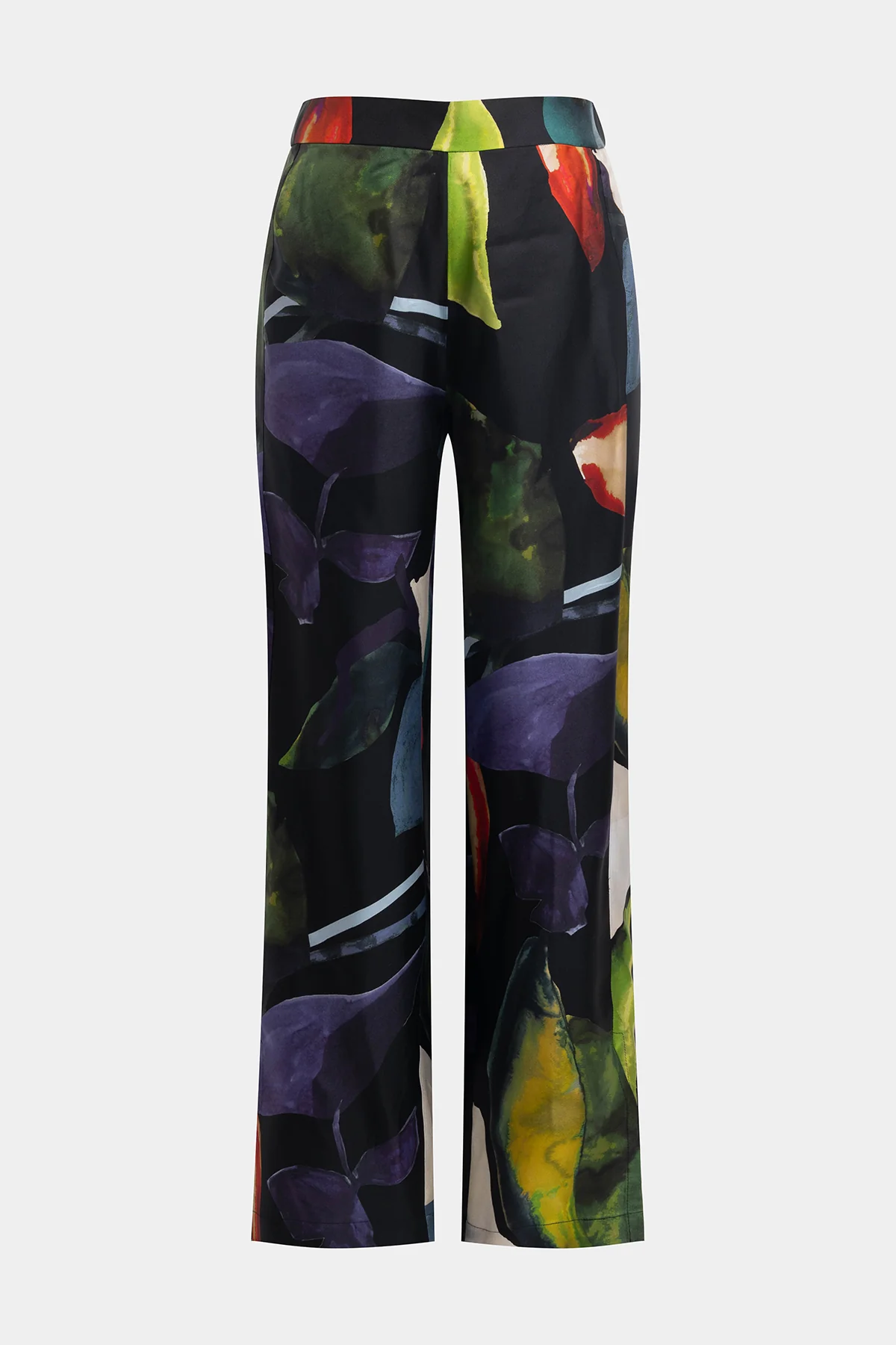 Yoru Silk Twill Wide Pull On Pants - Image 3