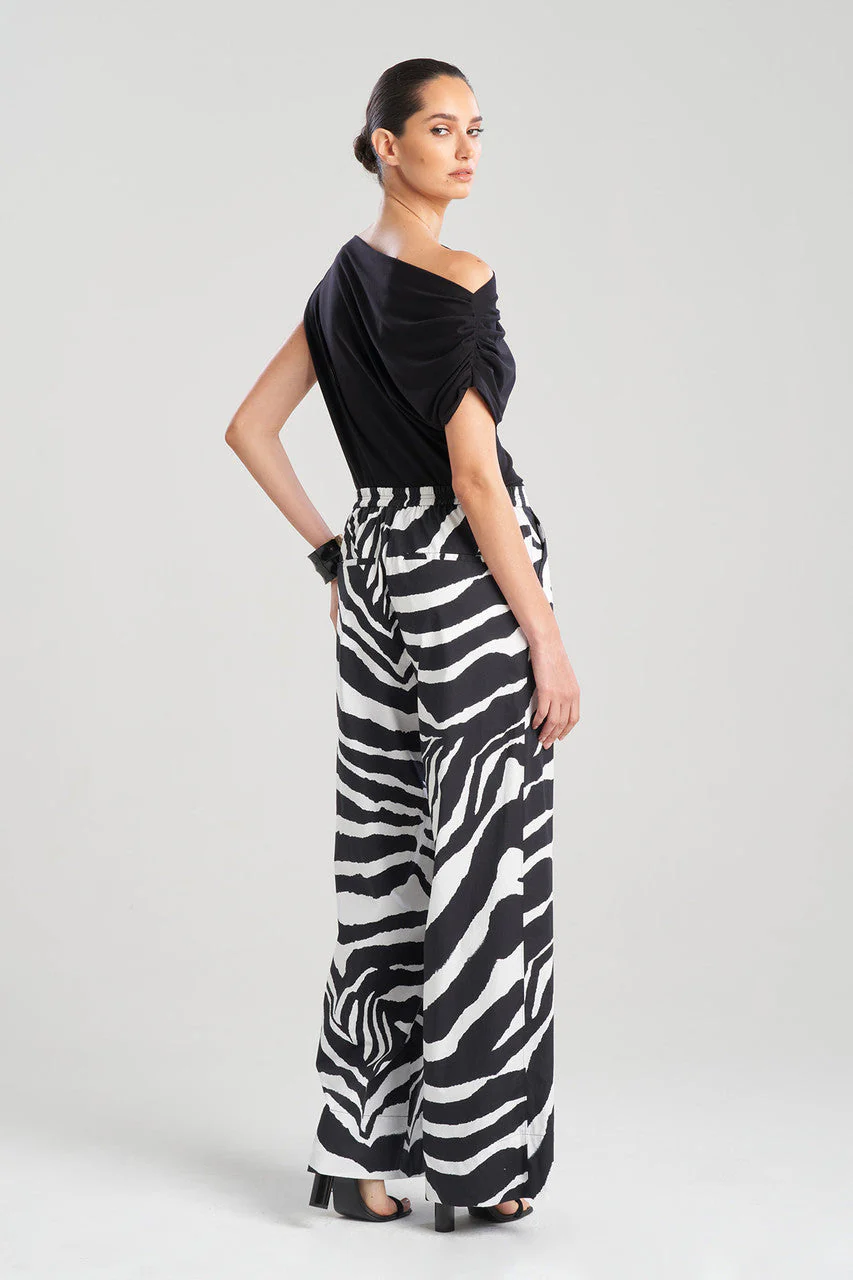 Zebra Cotton Poplin Pants - Image 4