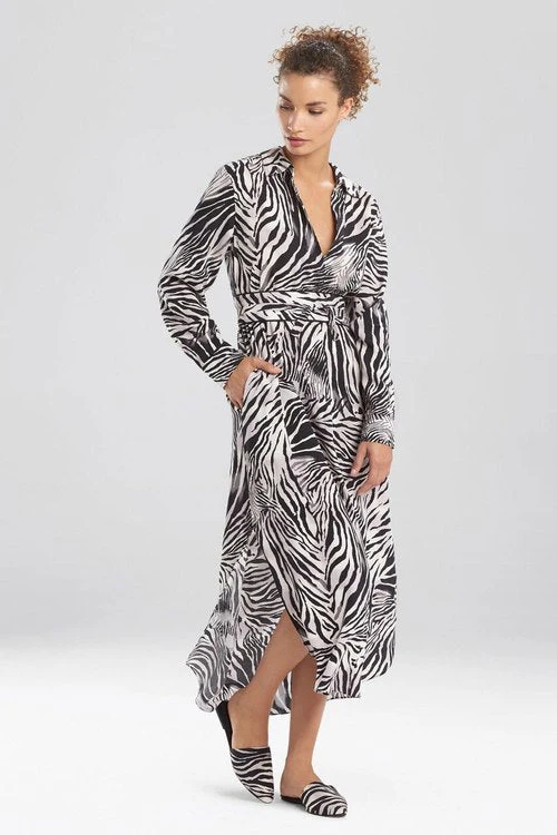 Zebra - Viscose Voile Lounger - Black - Image 6